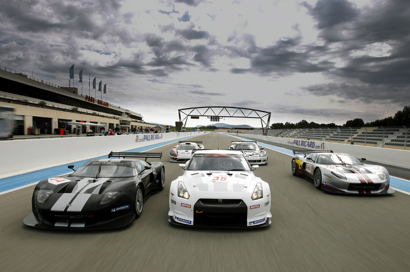 Illustration for article titled 2009 FIA GT Racers Trot Out For Spring Testing In France